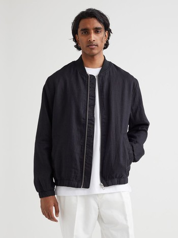 Linen Bomber Jacket, £39.99