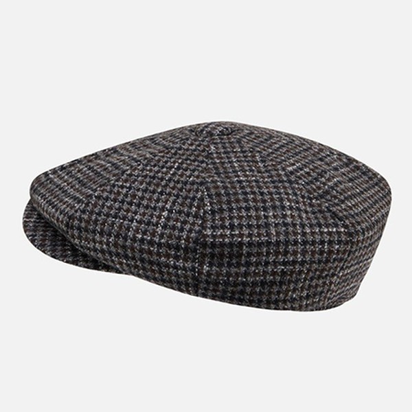 Tattersall Baker Boy Cap from Hackett London