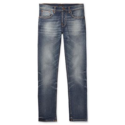 Grim Tim Slim-Fit Organic Stretch-Denim Jeans from Nudie Jeans