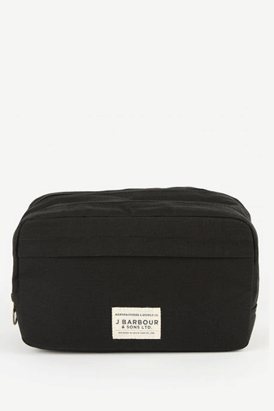 Double Zip Washbag from Barbour