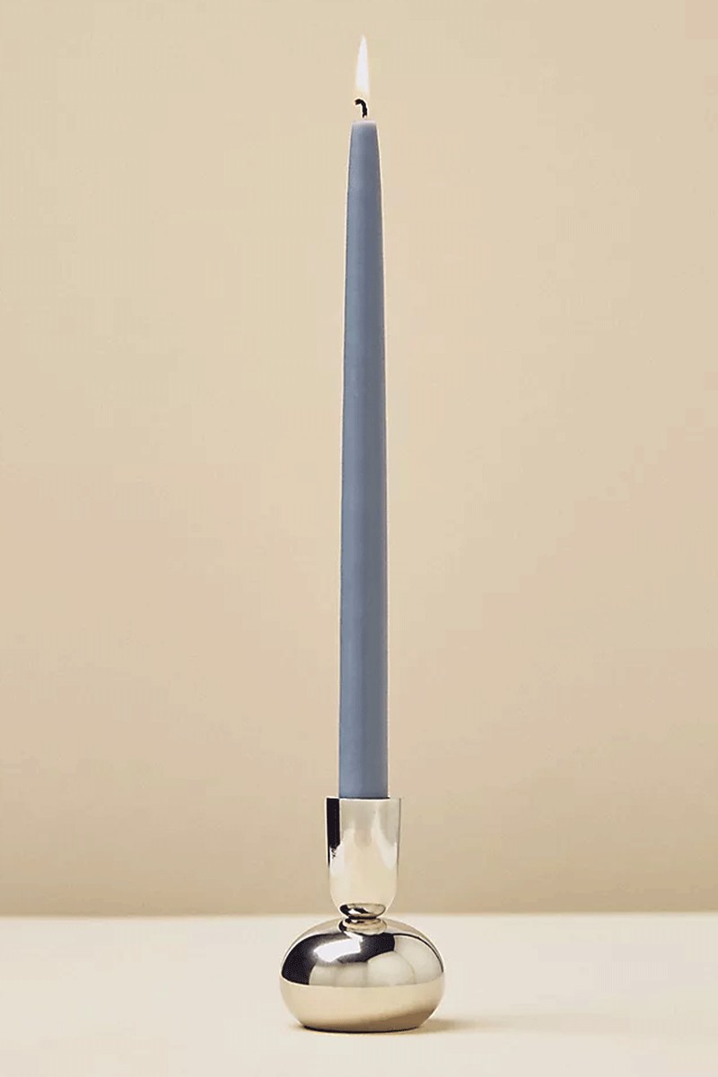 Arden Round Lacquer Candle Holder from  Anthropologie