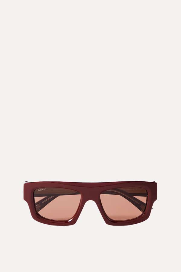 Square-Frame Acetate Sunglasses from Gucci Eyewear