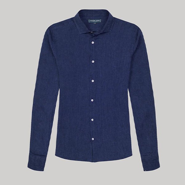 Antonio Shirt Navy from Frescobol Carioca