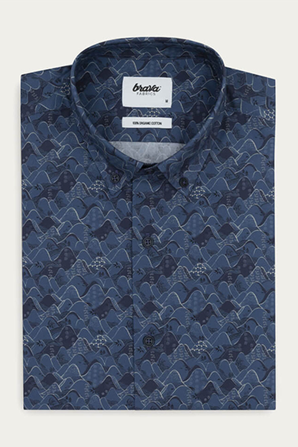 Ibuki Mountains Printed Shirt from Brava Fabrics