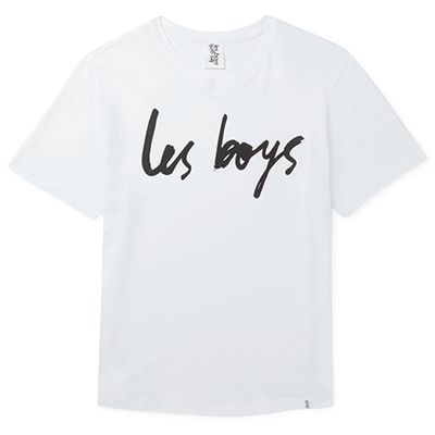 Logo-Print Cotton-Jersey T-Shirt from Les Boys Les Girls