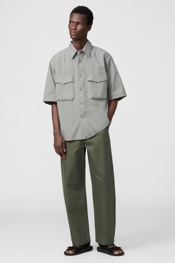 Wide Chino Trousers
