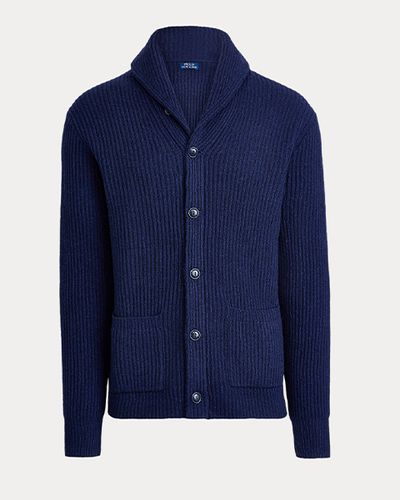 Wool Shawl Collar Cardigan