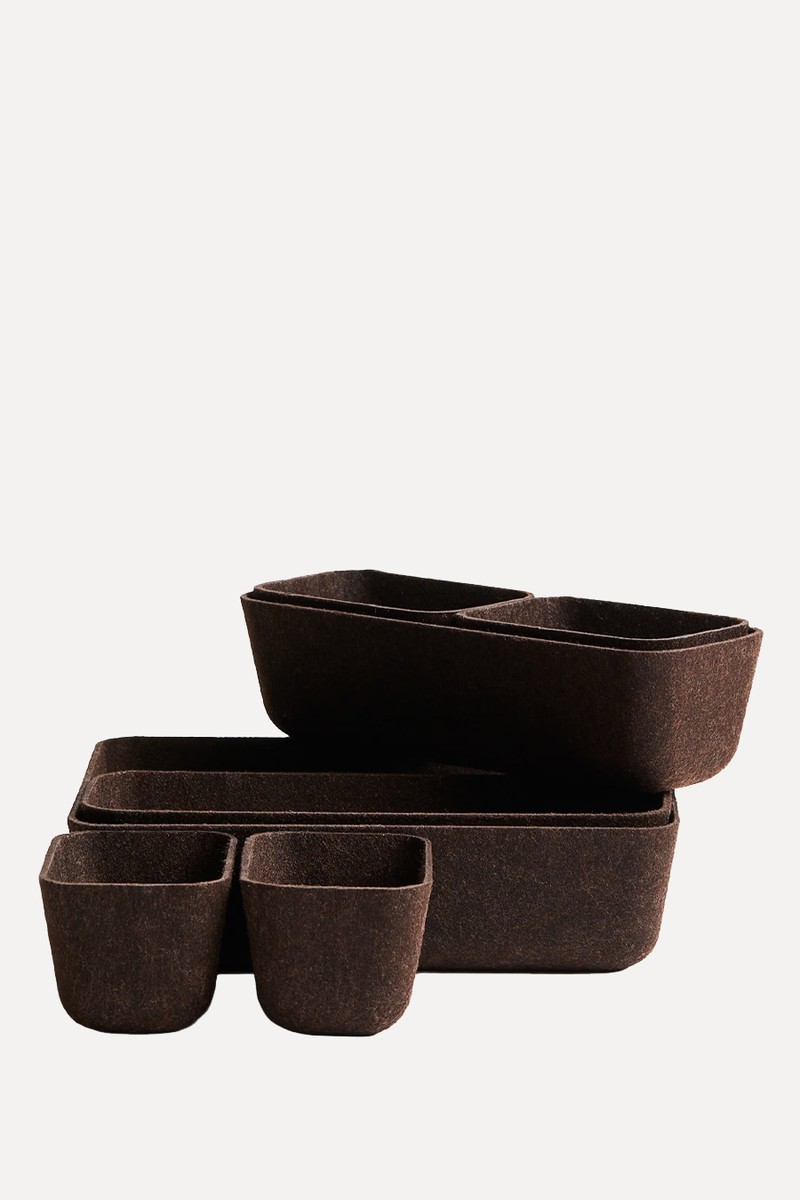 7-Piece Felted Storage Basket Set from £19.99