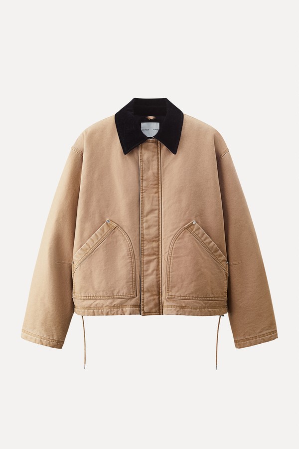 Short Canvas Workwear Jacket