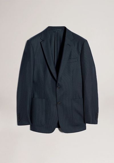 Wool Silk Linen Prince Of Wales Mayfair Jacket