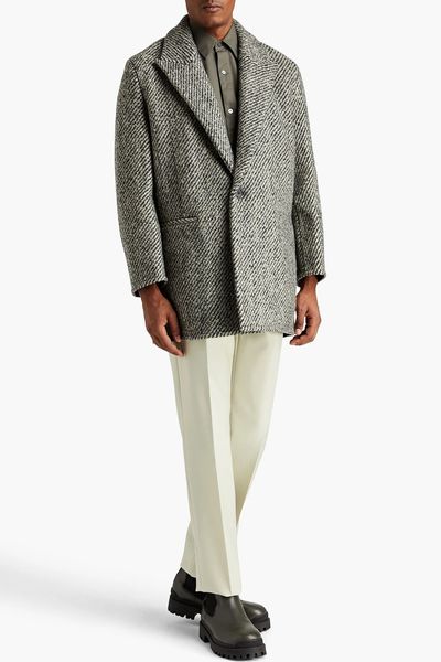 Wool-Blend Bouclé Coat from JIL SANDER