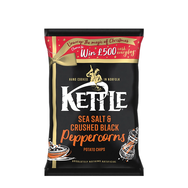 Sea Salt & Crushed Black Peppercorns Grab Bag Crisps from Kettle Chips