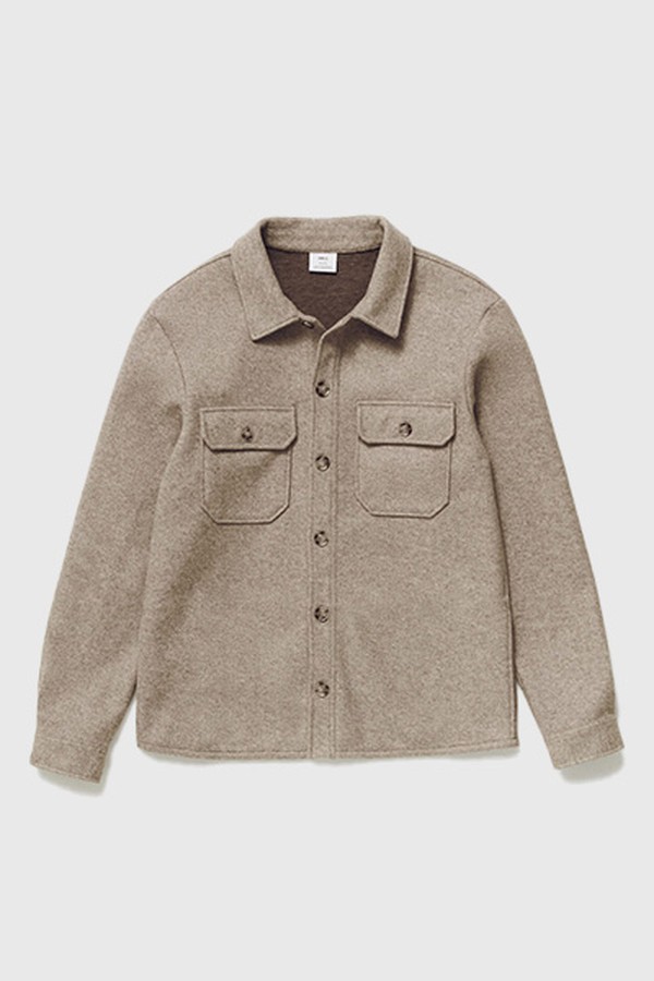 Textured Overshirt With Pockets from Mango