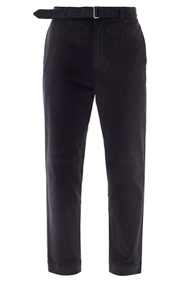 Owen Belted Cotton-Blend Corduroy Trousers from Officine Générale