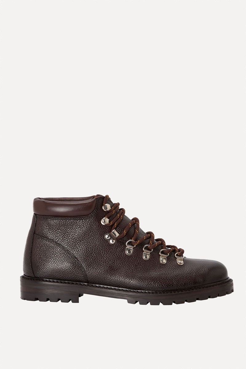Lace Up Leather Boots
