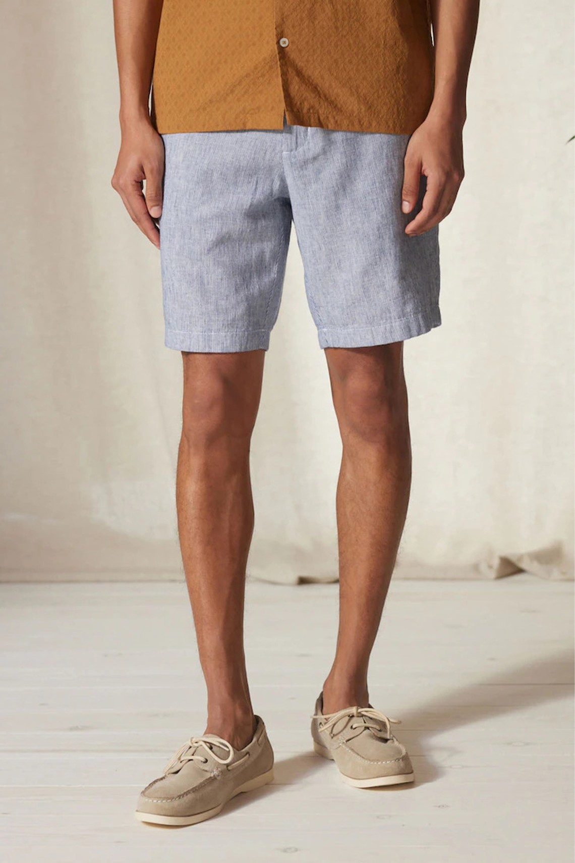 Linen Blend Chino Shorts