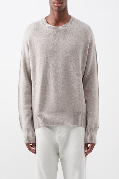 Crew Neck Cashmere Sweater from Allude