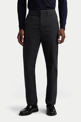Cotton Cashmere Tailored Trousers