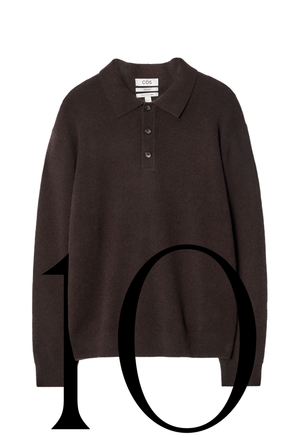 Pure Cashmere Polo Shirt from COS