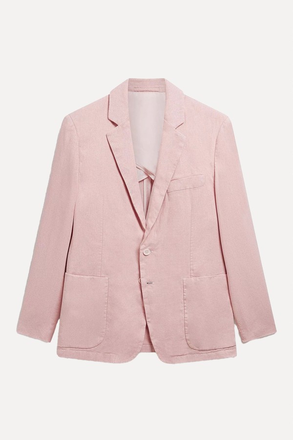 Tailored Linen Blazer