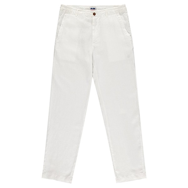 Randall Linen Trouser - White