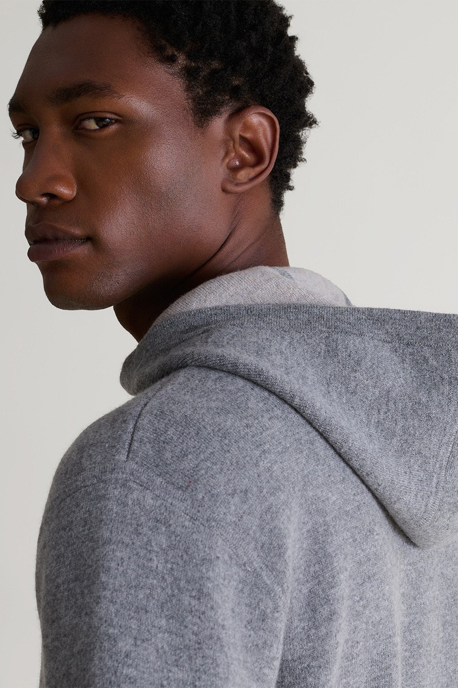 Cashmere Merino Double Faced Hoodie from Rise & Fall
