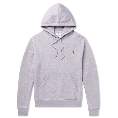 Logo-Appliquéd Hoodie from AMI Paris