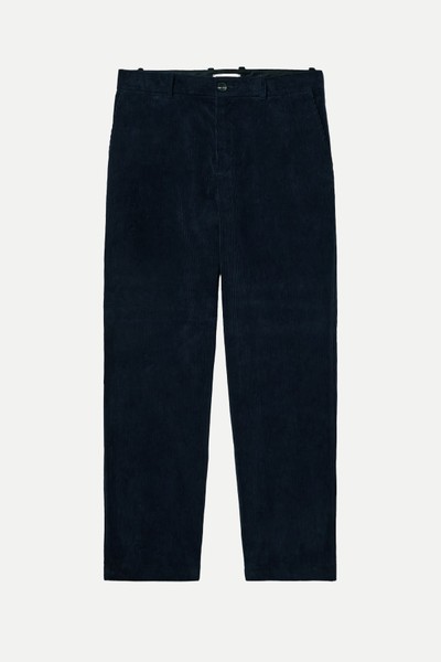 Edward Wide-Leg Organic Cotton-Corduroy Trousers from MR P. 