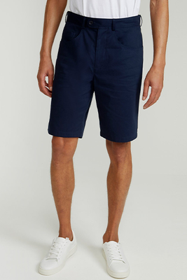 Navy Brushed Cotton Shorts from Sirplus