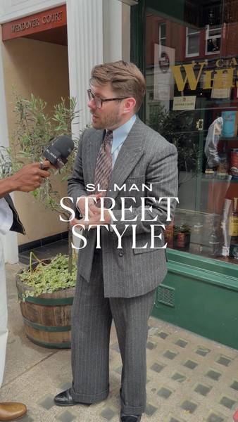 SL Man Street Style A Cool Take On Tailoring