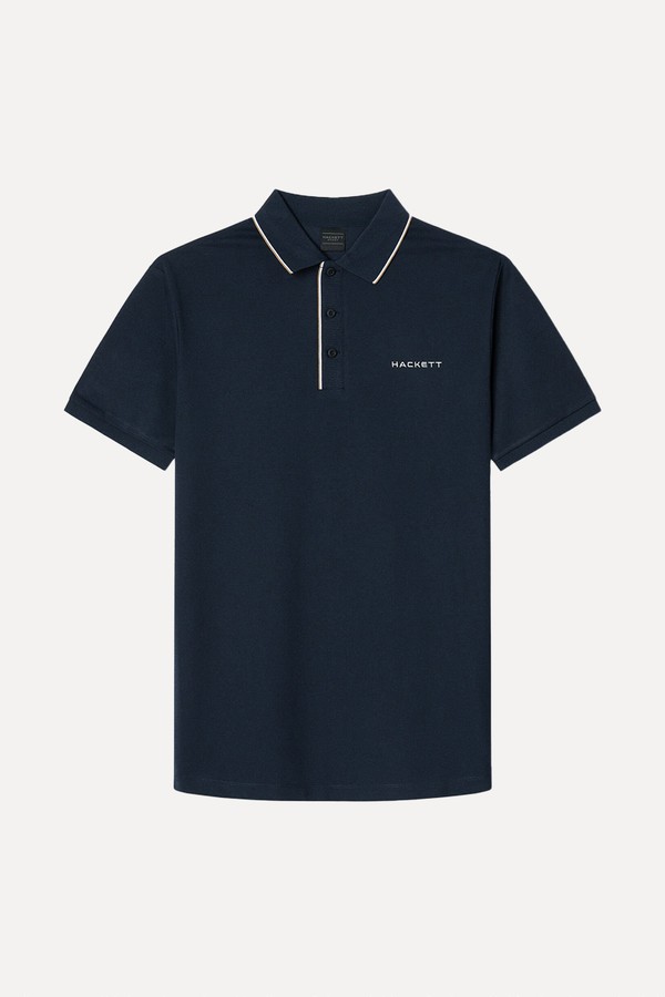 Classic Fit Short Sleeve Tipped Polo from Hackett