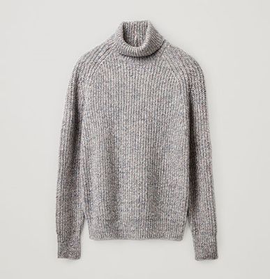 Speckled Polo Neck Jumper from COS