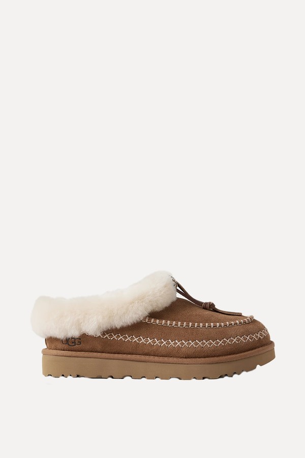 Tasman Alpine Contrast-Stitch Suede Ankle Boots from Uggs