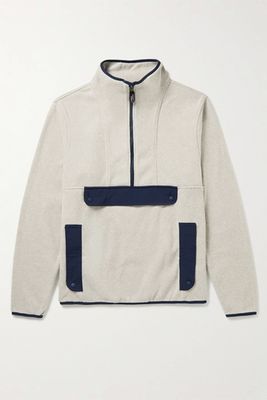 Shell-Trimmed Recycled Synchilla Fleece Jacket from Mr P.