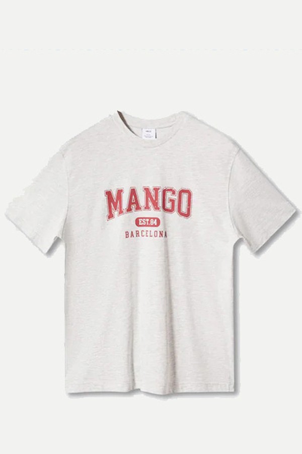 Cotton Varsity T-Shirt from Mango