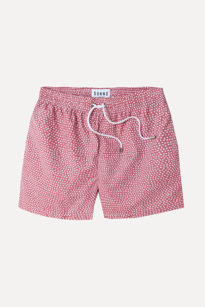 Raspberry Dots Shorts  from Sunno 