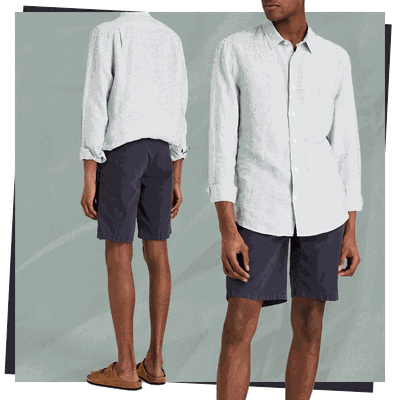 Cotton-Blend Poplin Shorts, £70