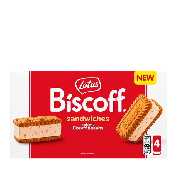 Biscoff Ice Cream Sandwiches from Lotus