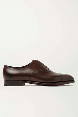 Chelsea Cap-Toe Burnished-Leather Oxford Shoes from Edward Green