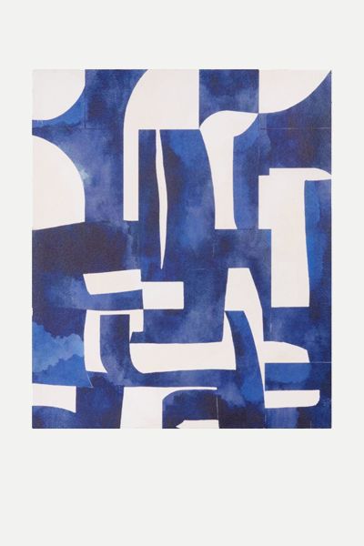 Abstract Blue And White Canvas  from Maisons Du Monde