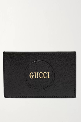 Logo-Print Full-Grain Leather Cardholder from Gucci