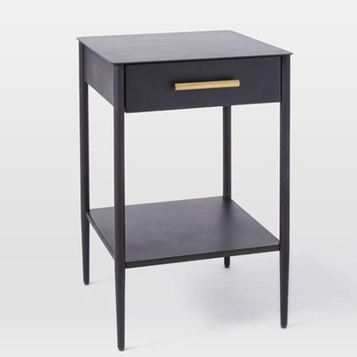 Metalwork Bedside Table With Handle from West Elm