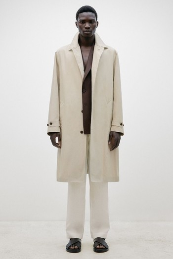 Belted Trench Coat With Buttons - Limited Edition from Massimo Dutti 