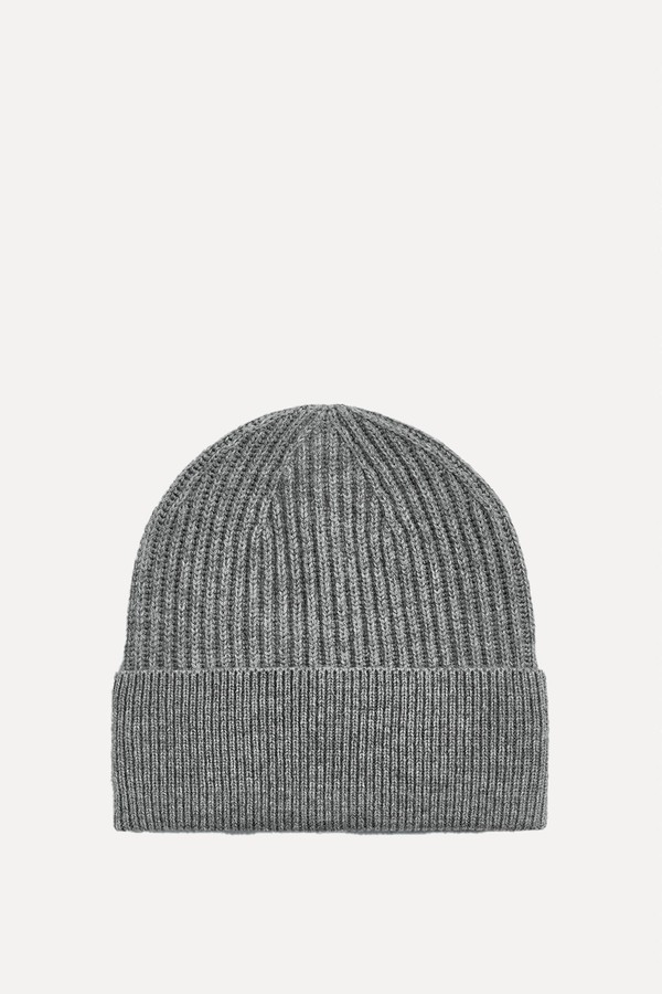 Wool Blend Knit Beanie