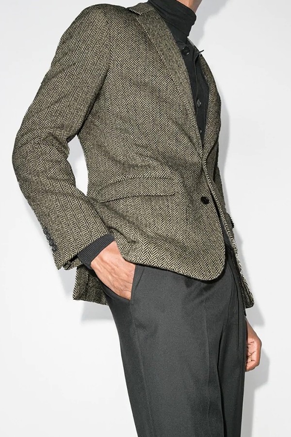 Single-Breasted Herringbone Blazer from Polo Ralph Lauren