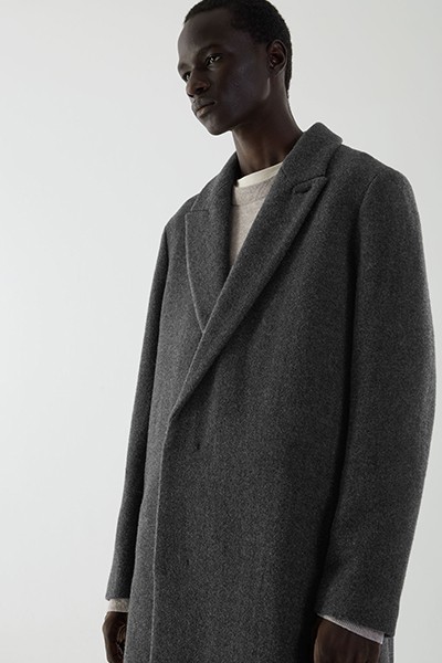 Double-Breasted Wool Coat