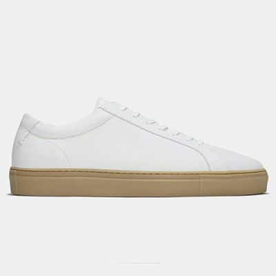 White Gum Leather Series 1 Sneakers from Uniform Standard