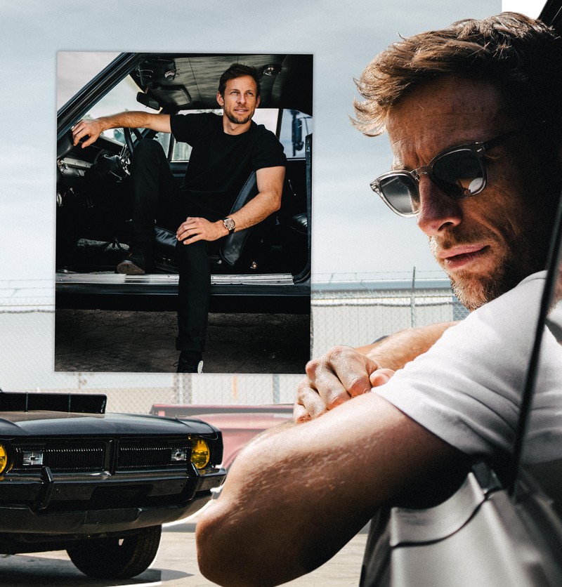 Jenson Button On Cars, Shoes & Watches