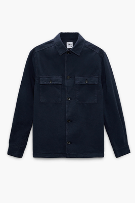 Cotton Overshirt With Pockets