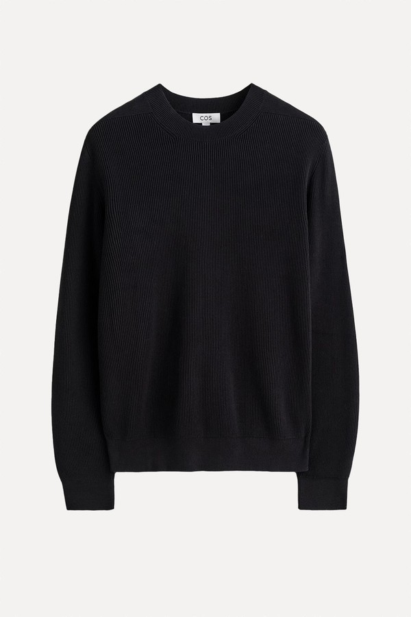 Cotton Crew-Neck Jumper from COS